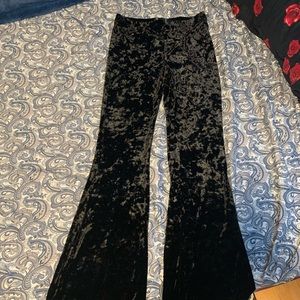 Velour Boot Cut pants